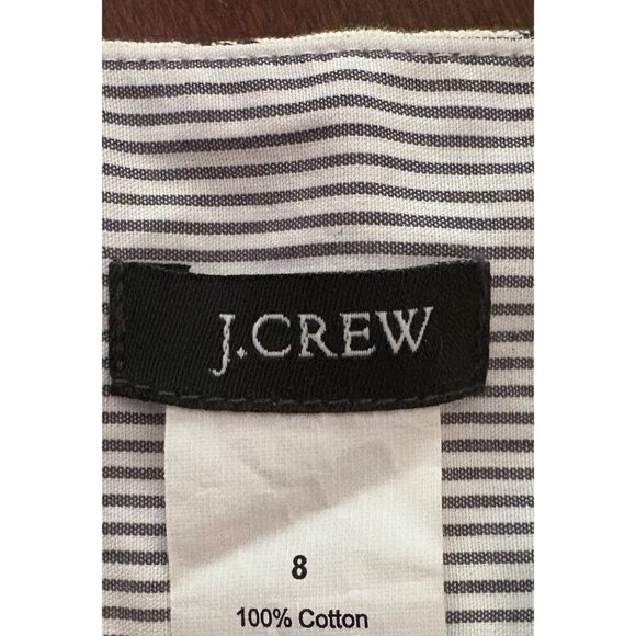 J. Crew Nautical Anchor Print Mini Skirt in White Size 8 Summer Resortwear - Picture 5 of 9